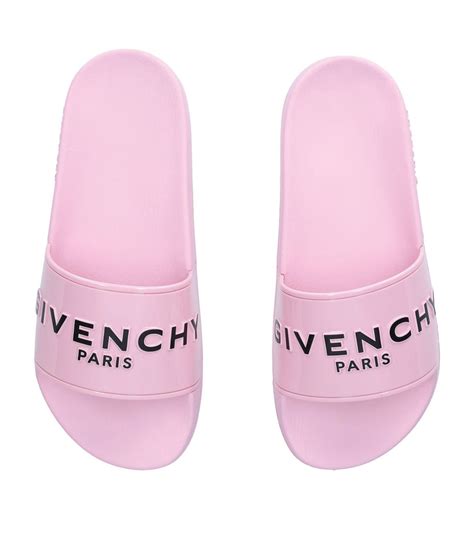 givenchy slides on feet men|givenchy pink slides.